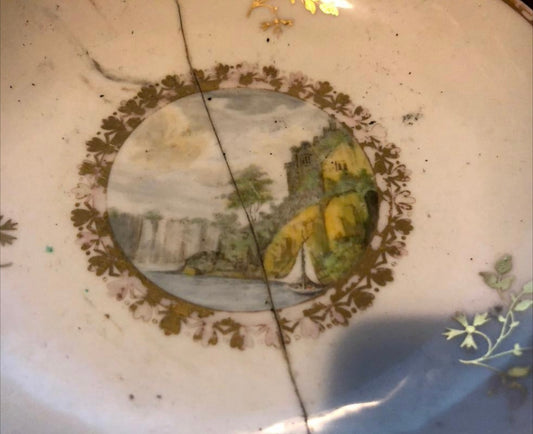 Tips for dating English porcelain: Honey and Mercury Gilding-1750-1810