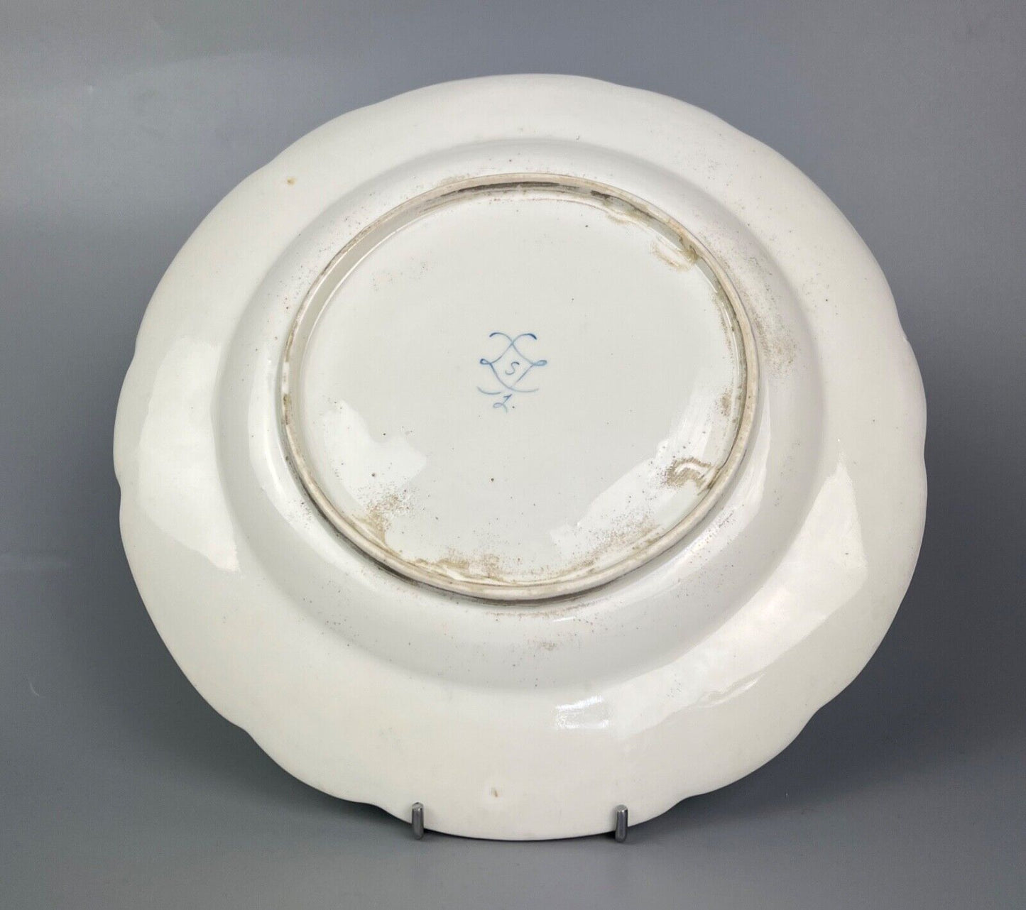 A c.1771 Sèvres Plate decorated by Joyau and bearing date mark for 1771 #1