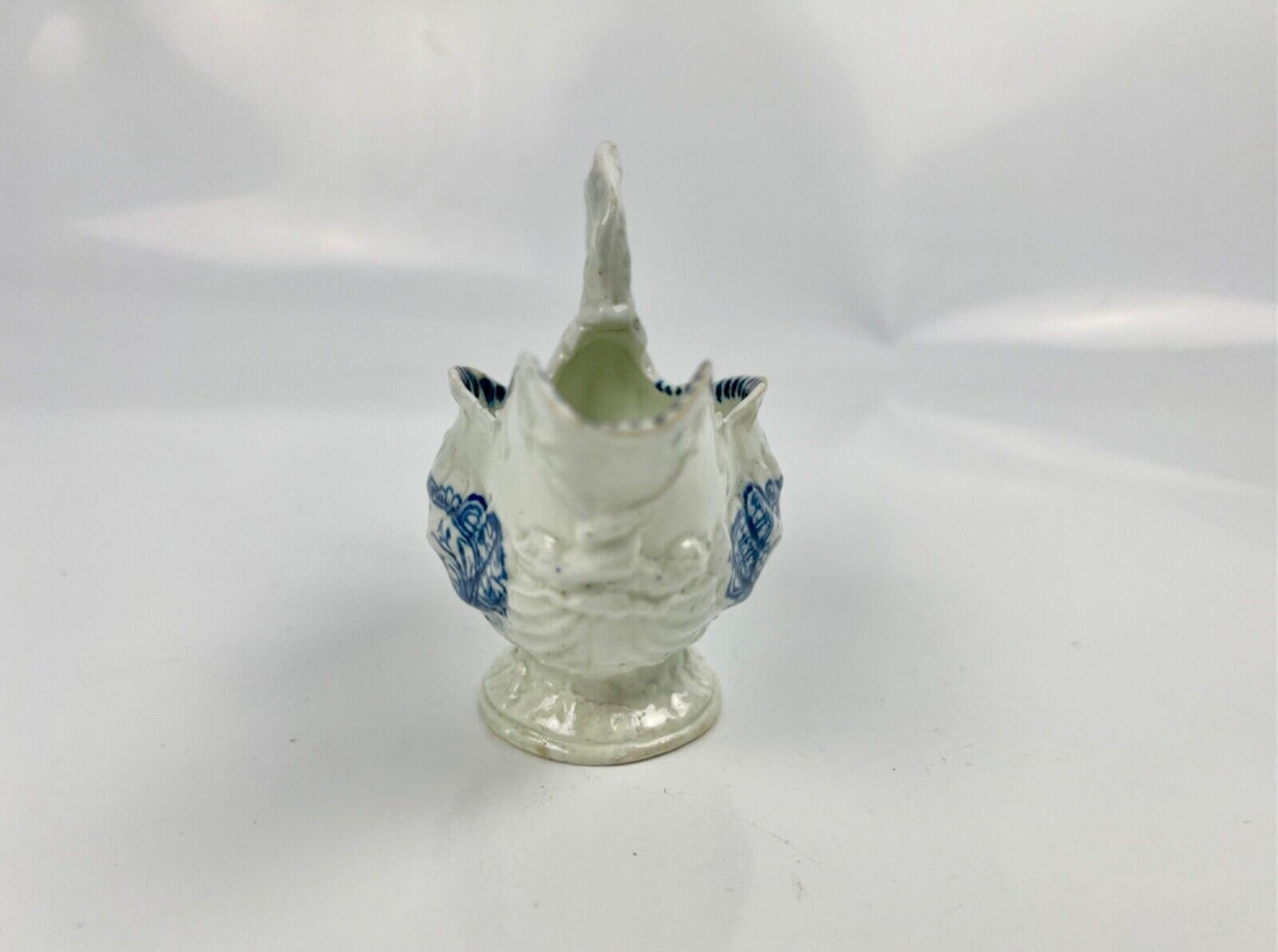 Liverpool John/Jane Pennington dolphin ewer in the Chinese Lady with Bird c1785