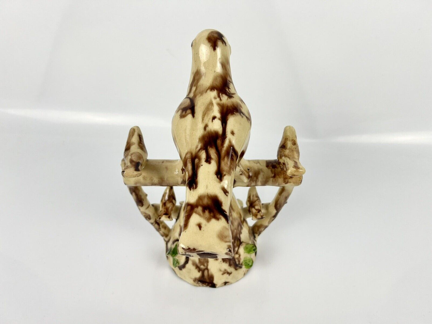 A rare large Halifax slipware bird whistle c.1800-20