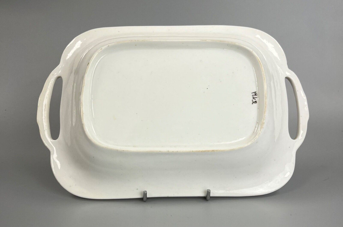 A c.1812-18 New Hall oblong moulded rim dish in pattern number 1742(9)