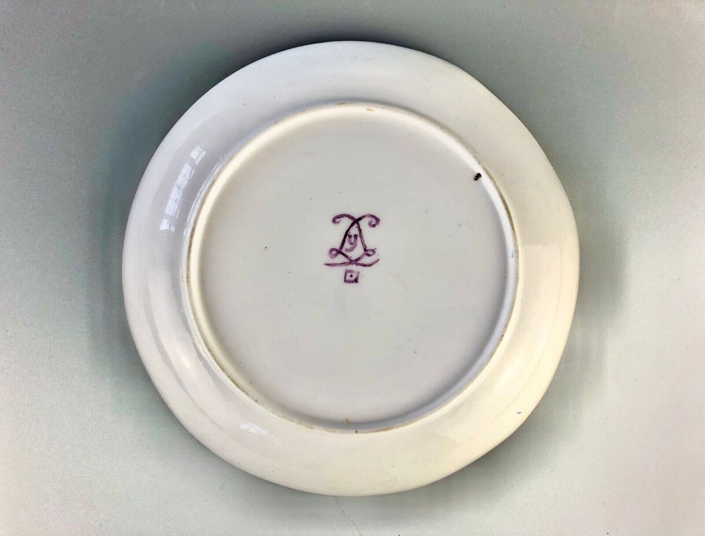 An 18thc. Sèvres dish, compotier rond, flower sprays, c1776