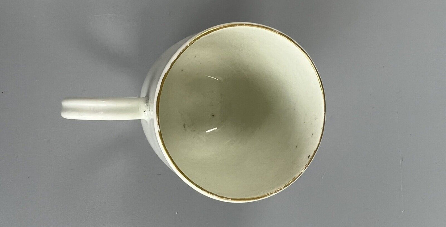 A late 18thc Worcester polychrome coffee cup well painted with floral sprays #5