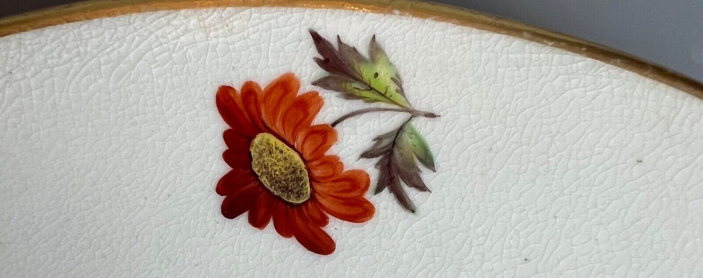 A fine c.1820 Derby floral plate in the style of Leonard Lead (1787-1869).