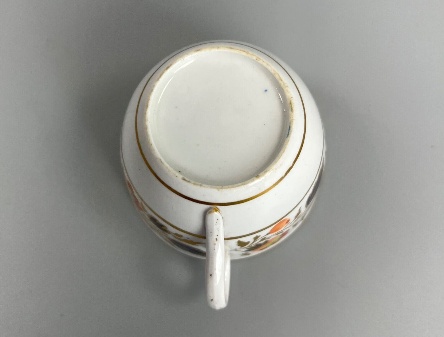 An early 19thc New Hall teacup and saucer in pattern number 1263
