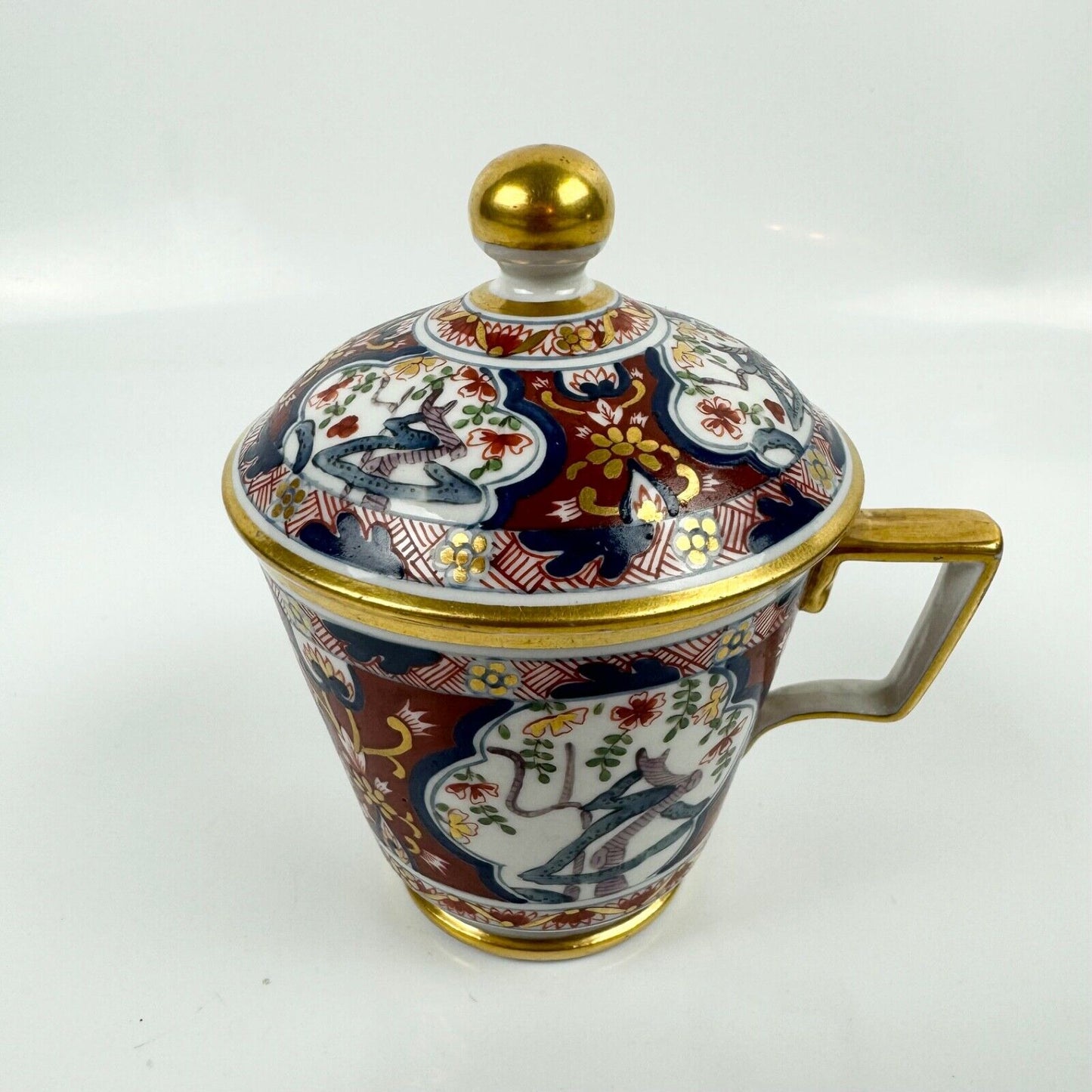 A rare Antique English Coalport Porcelain Custard Cup c.1800-1810
