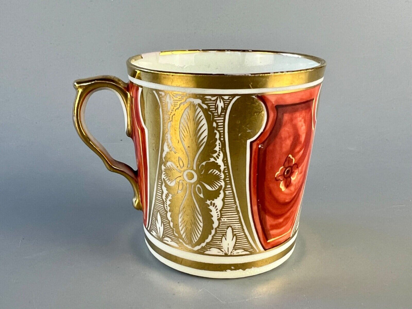 An early 19thc Herculaneum Liverpool coffee can in pattern 463 c.1810