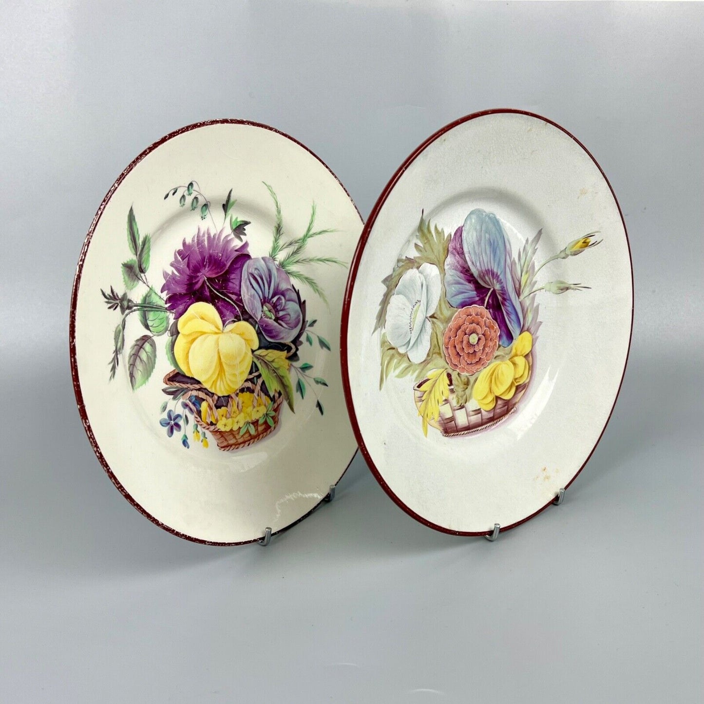 A Don Pottery 'Fine White Earthenware' dessert plate c1810. Ex-John Griffin.