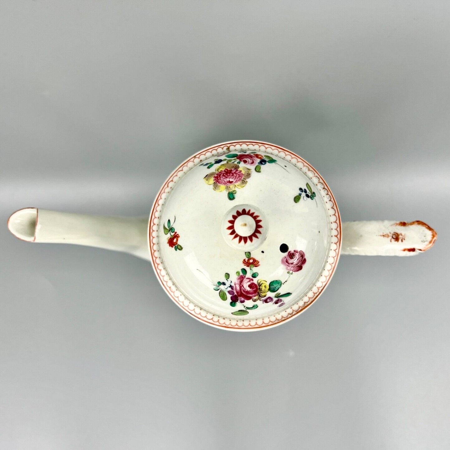 A fine John Pennington Liverpool coffee pot with comma terminal c1775-85