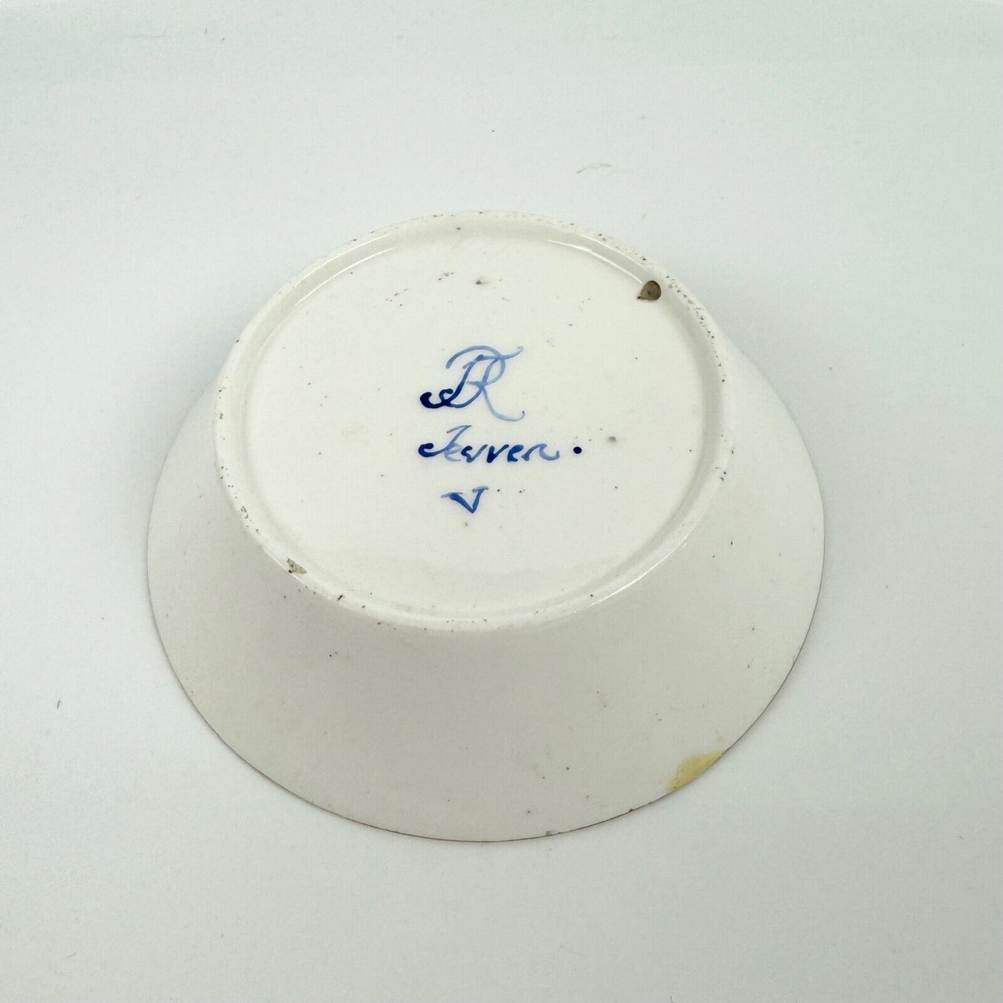 A Sèvres 1st Republican Period painted saucer ('soucoupe'). c.1792-1804