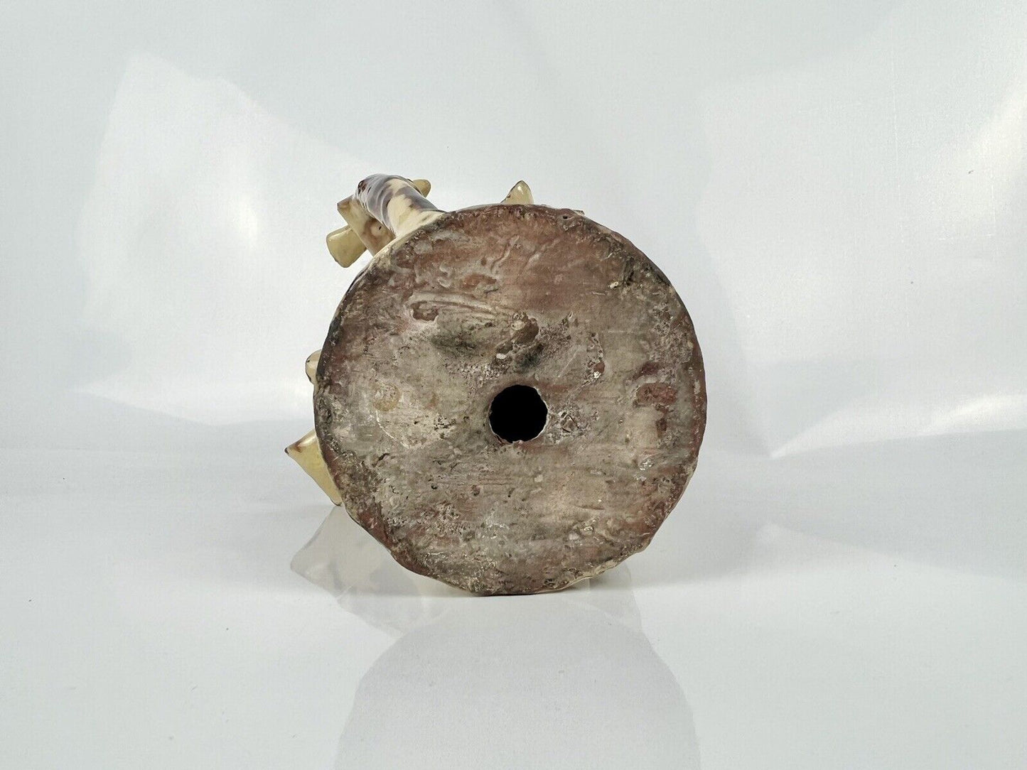 A rare large Halifax slipware bird whistle c.1800-20