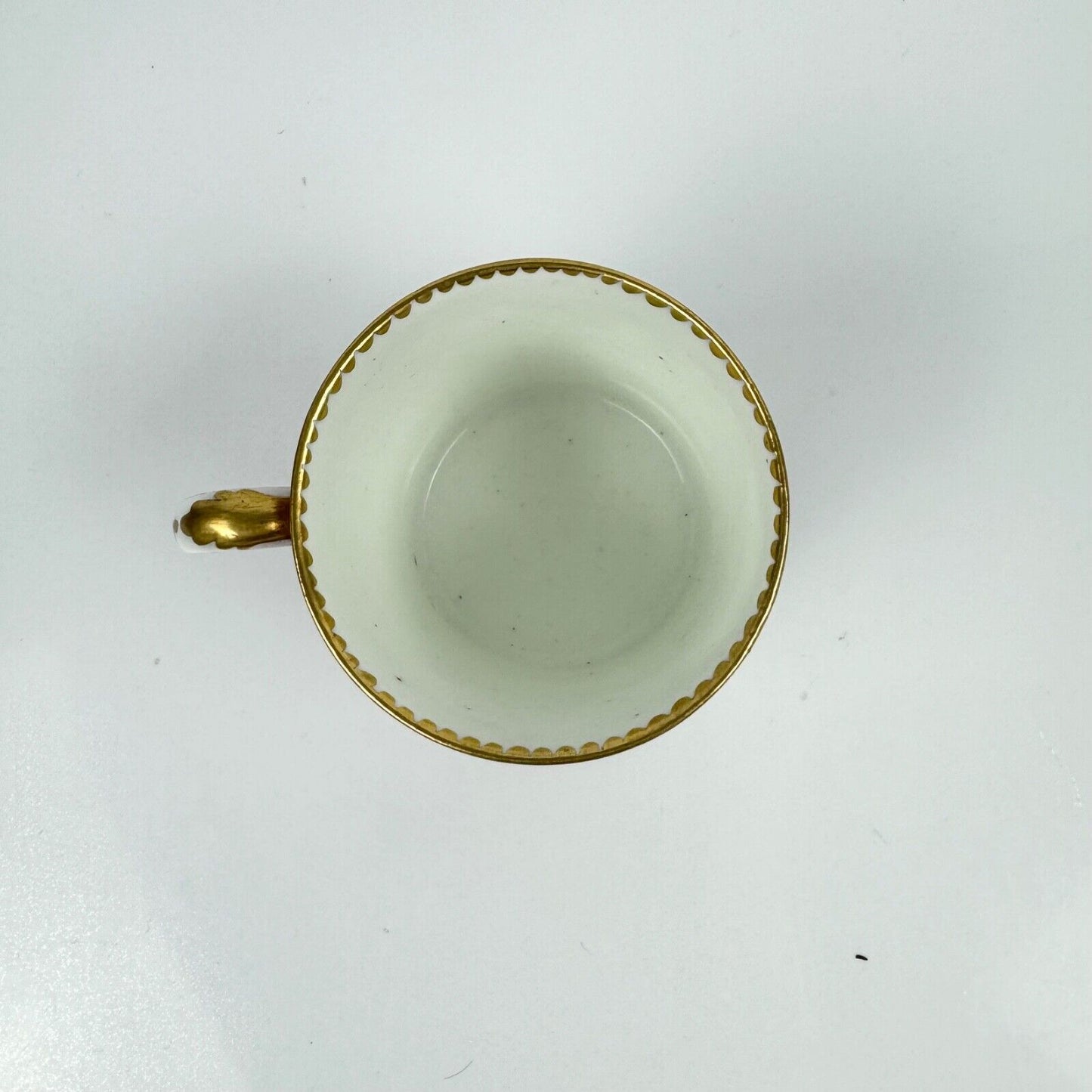 A Sèvres coffee can (gobelet litron) of the 3rd size with tooled gilding. c
