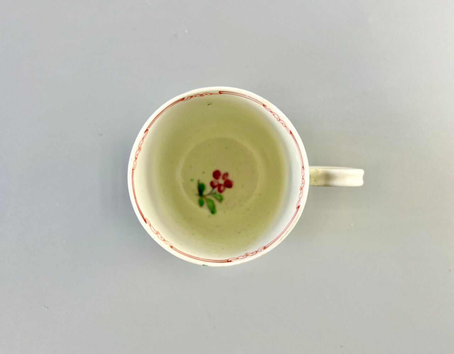 Philip Christian Liverpool porcelain coffee cup c1770. Geoffrey Sell collection.