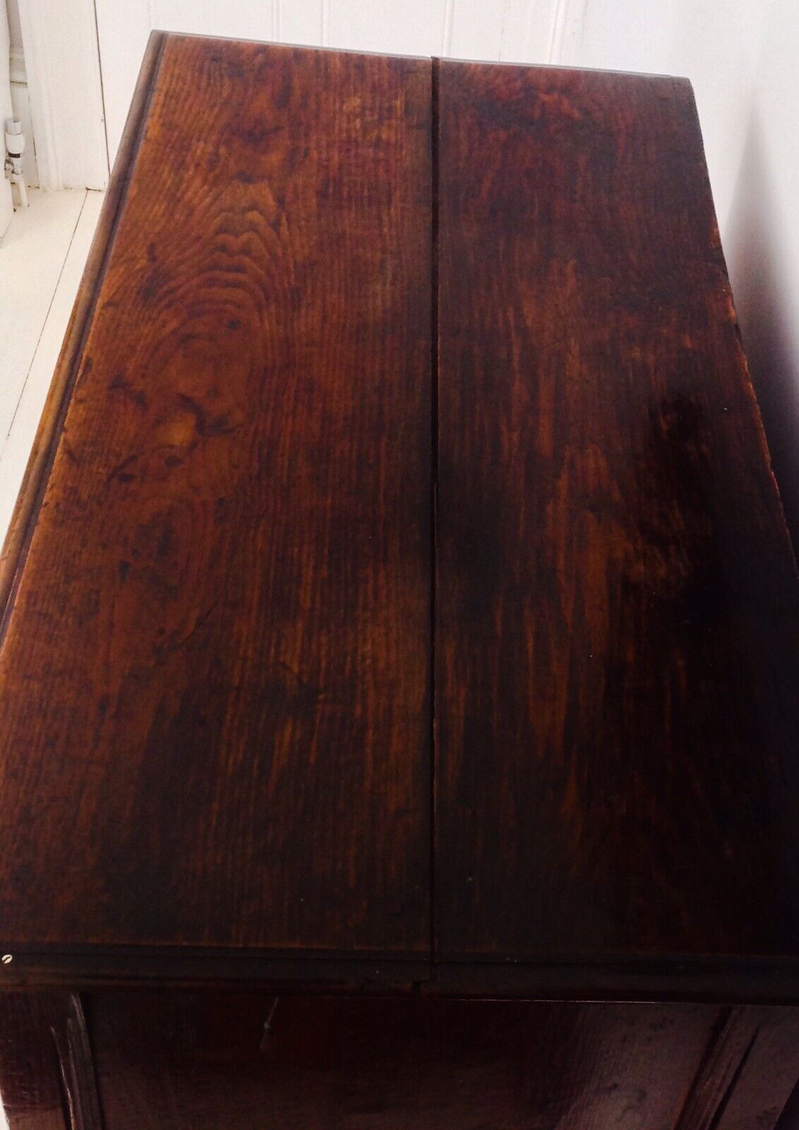 Rare And Wonderful Antique Queen Anne (c.1705) Georgian Oak Chest on Stand
