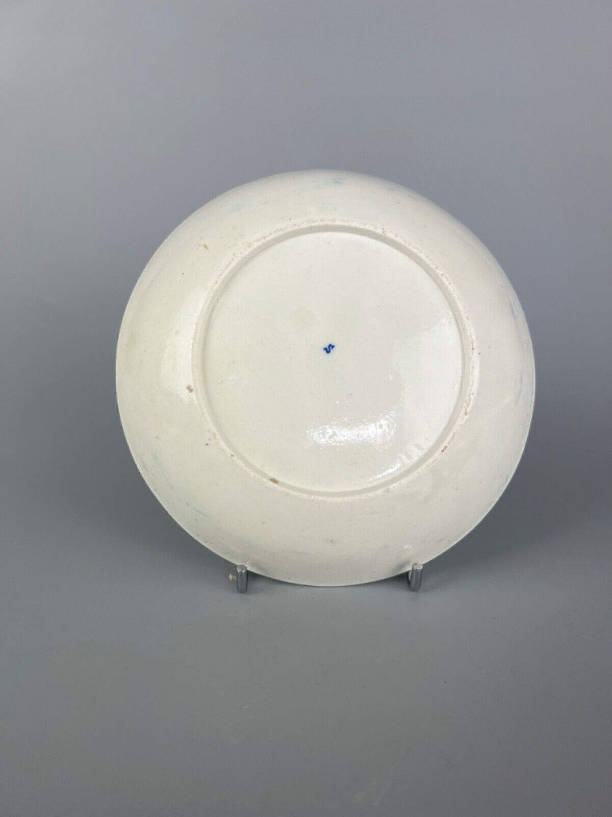 A late 18thc Caughley teacup and saucer c1785-90.