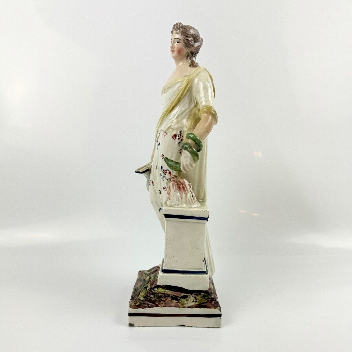 A fine figure of Hygiea, goddess of health. c1790. Attributed to Neale and Co.