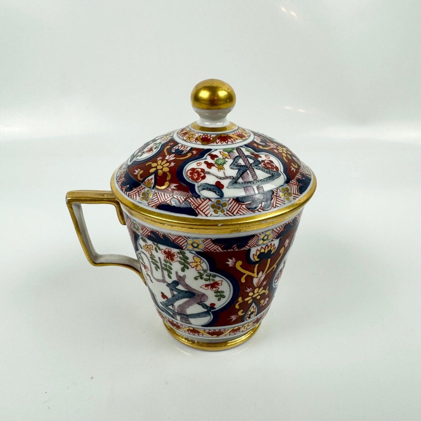 A rare Antique English Coalport Porcelain Custard Cup c.1800-1810