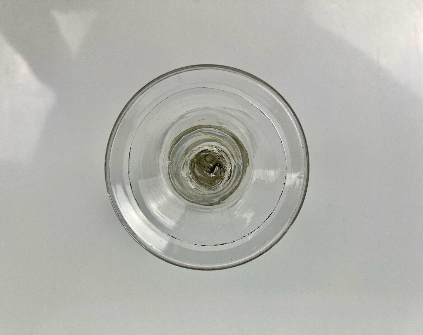 A Single Series Opaque Twist Wine Glass c.1760