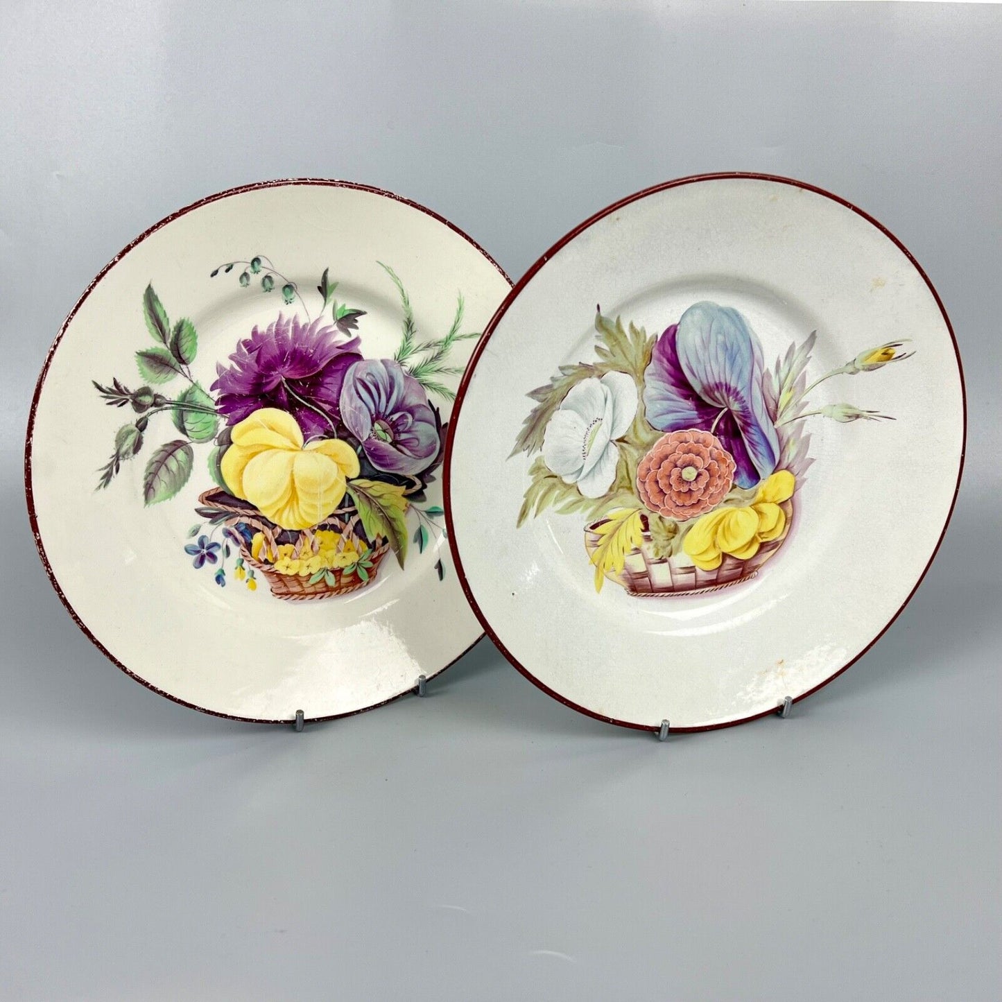 A Don Pottery 'Fine White Earthenware' dessert plate c1810. Ex-John Griffin.