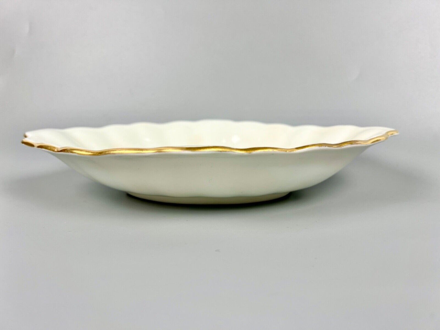 "Quaker" Pegg-painted Derby Botanical "Scarlet Blandfordia" Dessert Dish c.1815