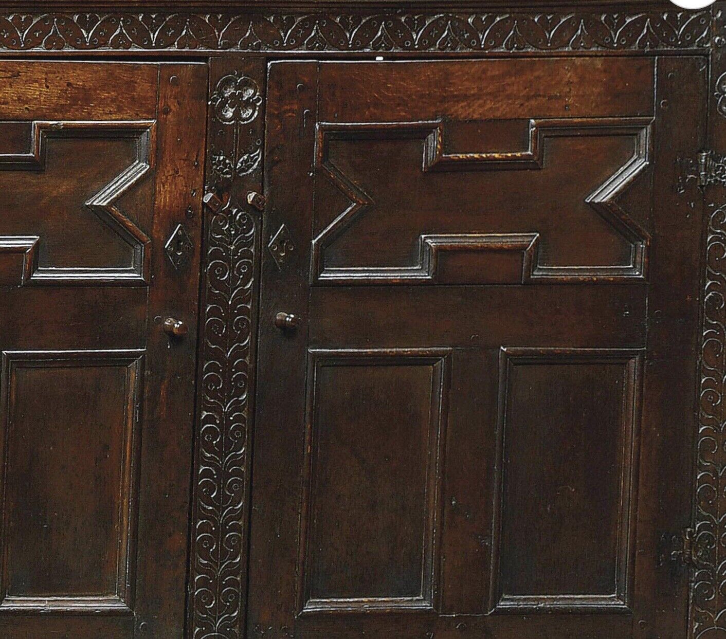 Superlative Antique 17thC Vernacular Oak Court Cupboard Dresser Sideboard