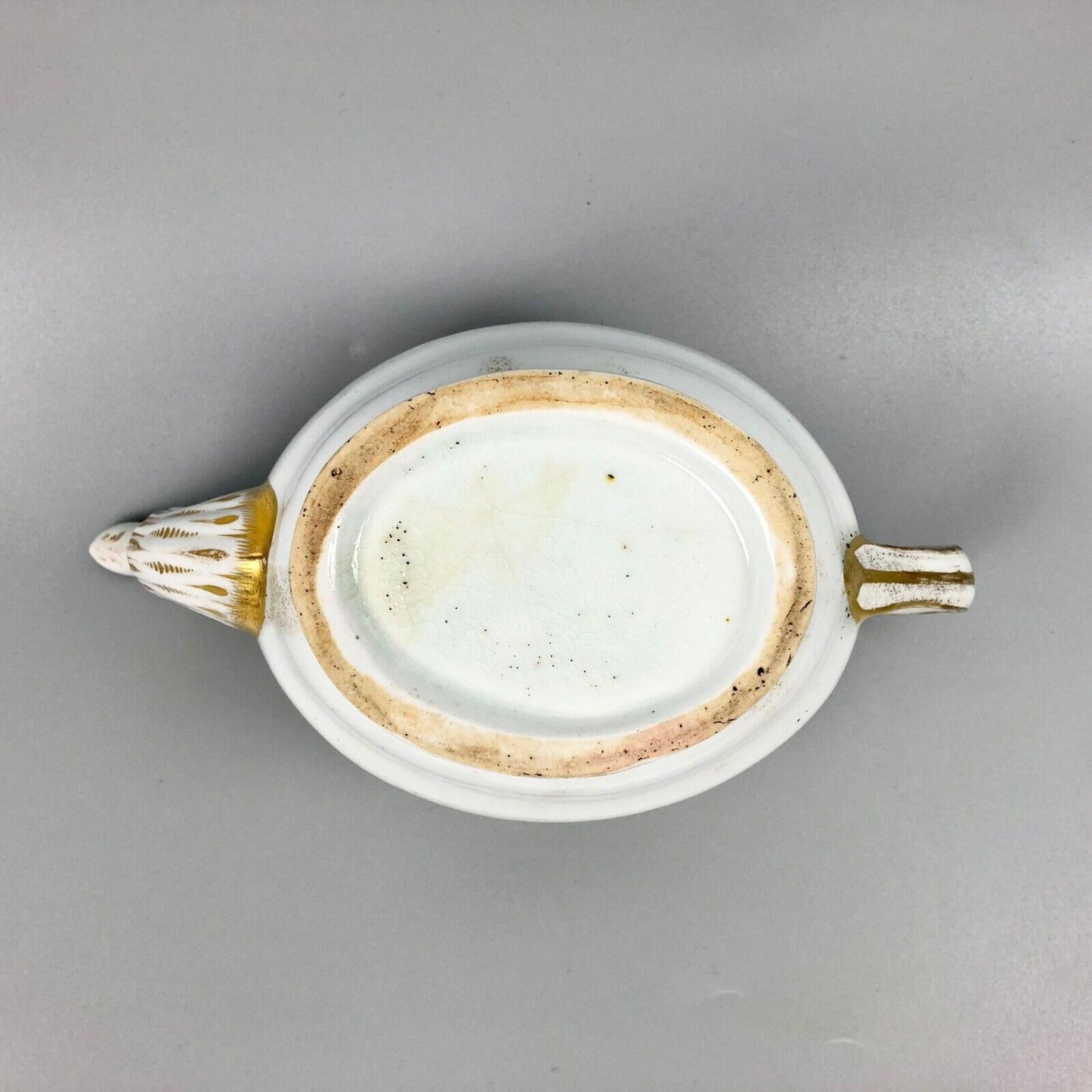 A 'Dejeune' shape Chamberlain Worcester teapot/cover. Probably pattern 175 c1803