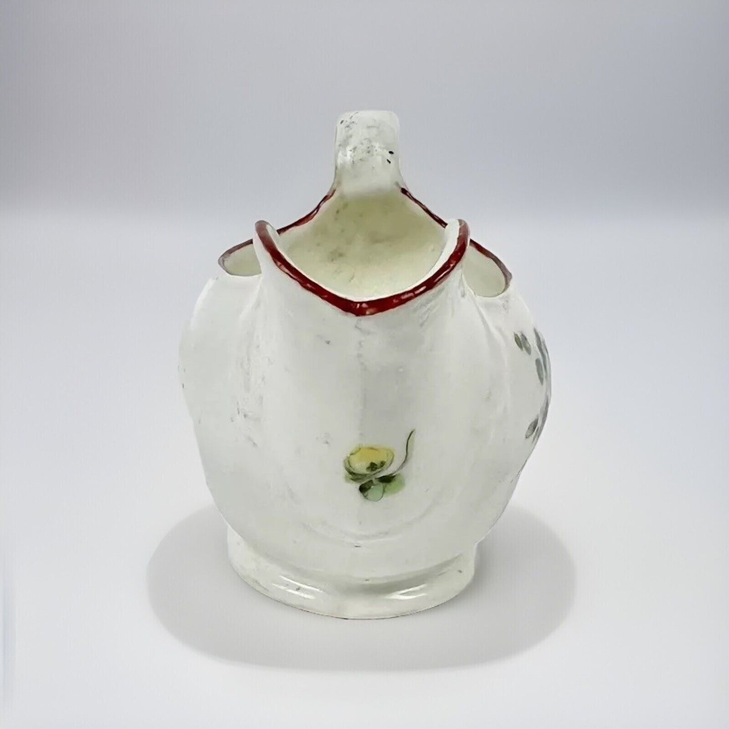 Unusual Derby Patch Mark Butter Boat/Sauceboat Painted By Withers c.1765