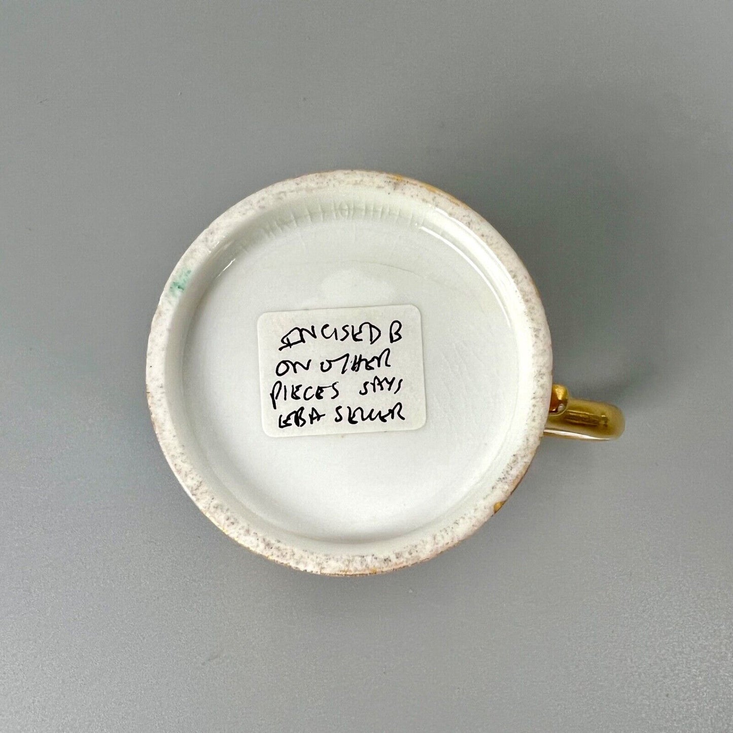 A Barr, Flight and Barr coffee can c.1810 painted with an eastern scene.