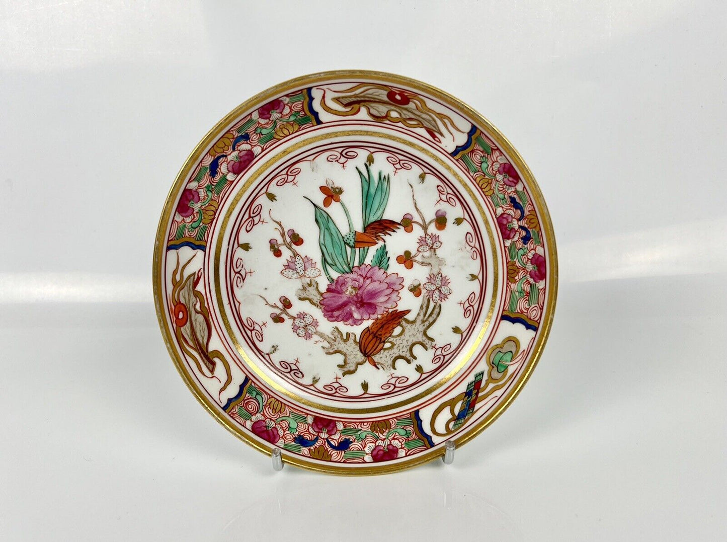 A Rare Herculaneum Liverpool Tea Cup And Saucer In Pattern 327. c1815