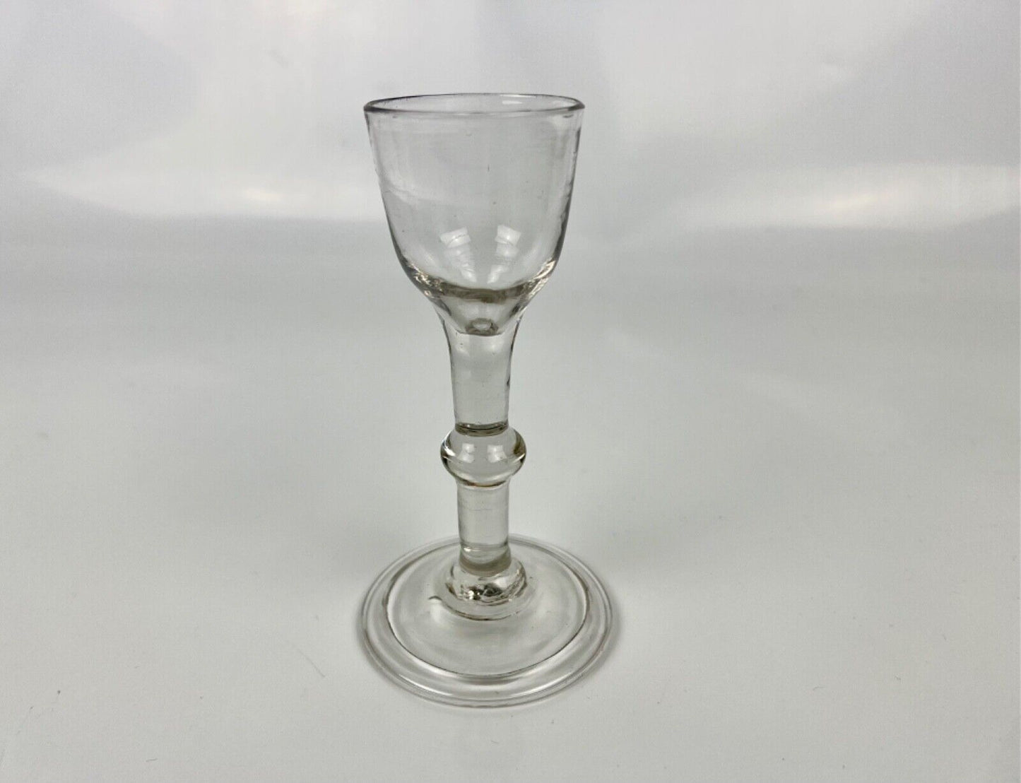 A Single Series Opaque Twist Wine Glass c.1760