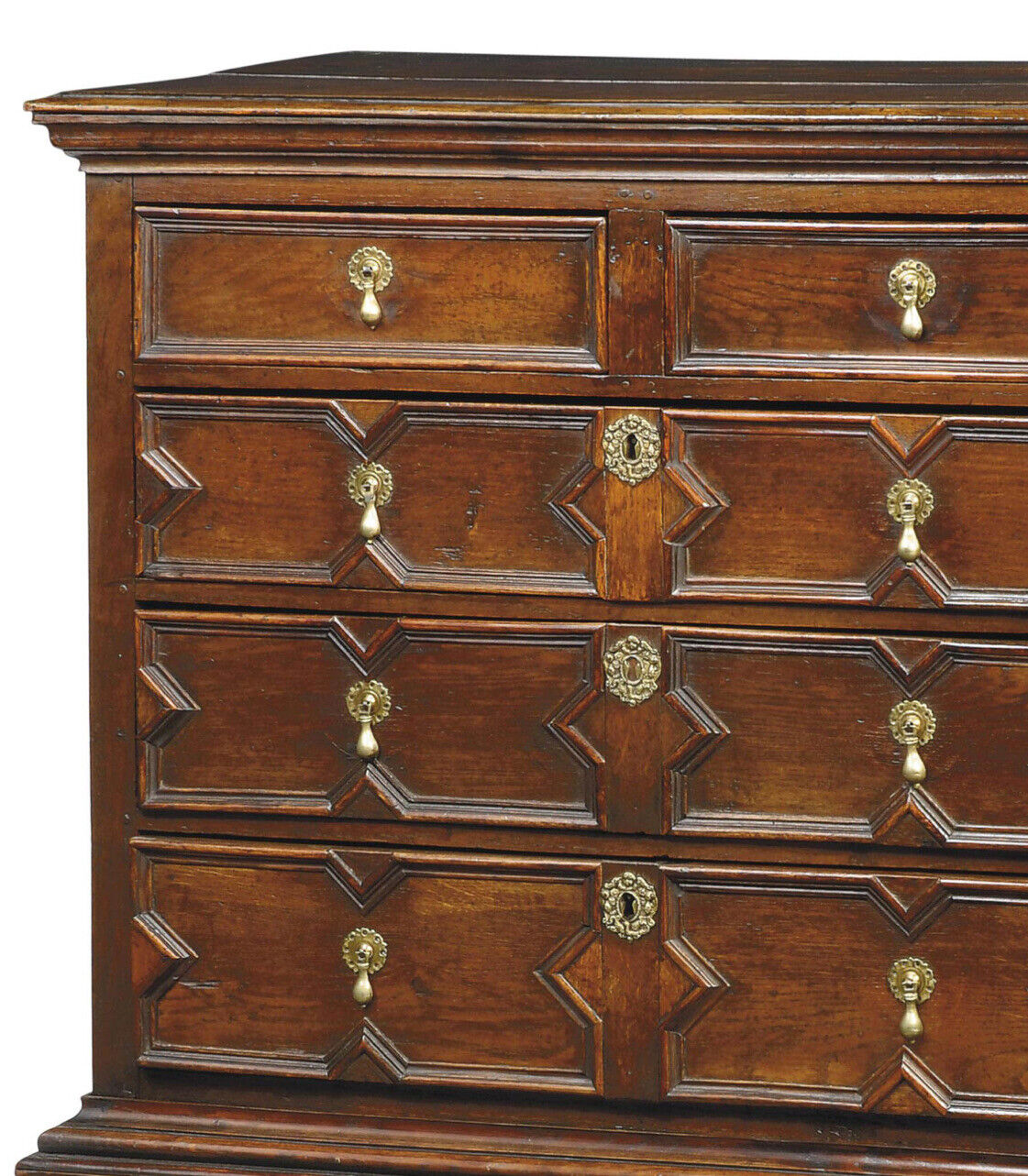 Rare And Wonderful Antique Queen Anne (c.1705) Georgian Oak Chest on Stand
