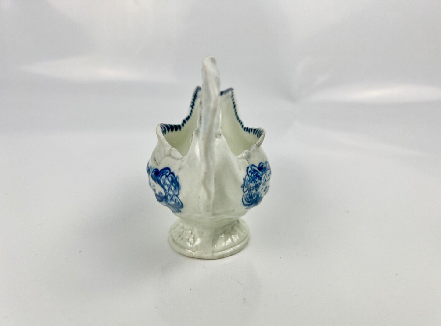 Liverpool John/Jane Pennington dolphin ewer in the Chinese Lady with Bird c1785