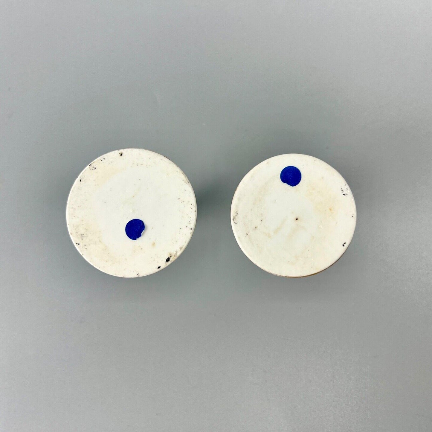A Scarce Pair Of Early 19thc. Coalport Floral Tapersticks
