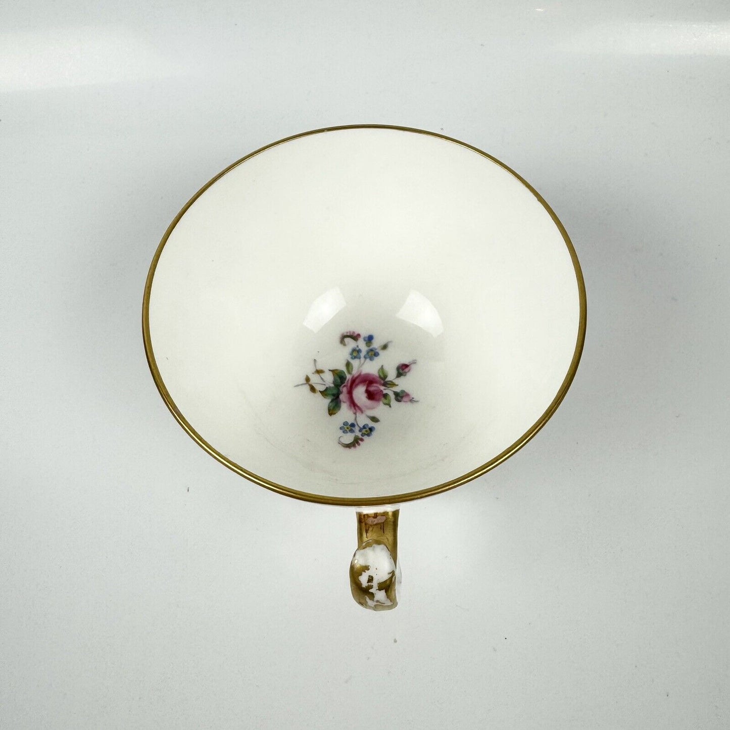 A good Swansea breakfast cup and saucer with floral decoration c1814-7