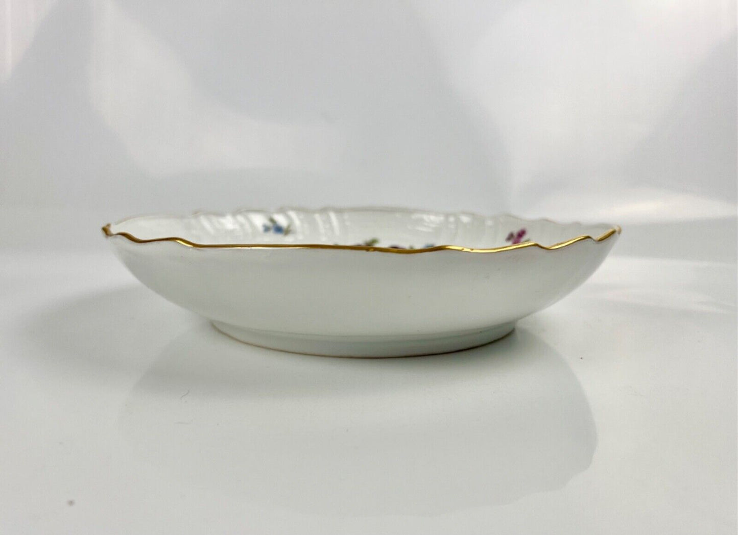 A Meissen Academic Dot Period figural and asparagus handled moulded tureen c1770