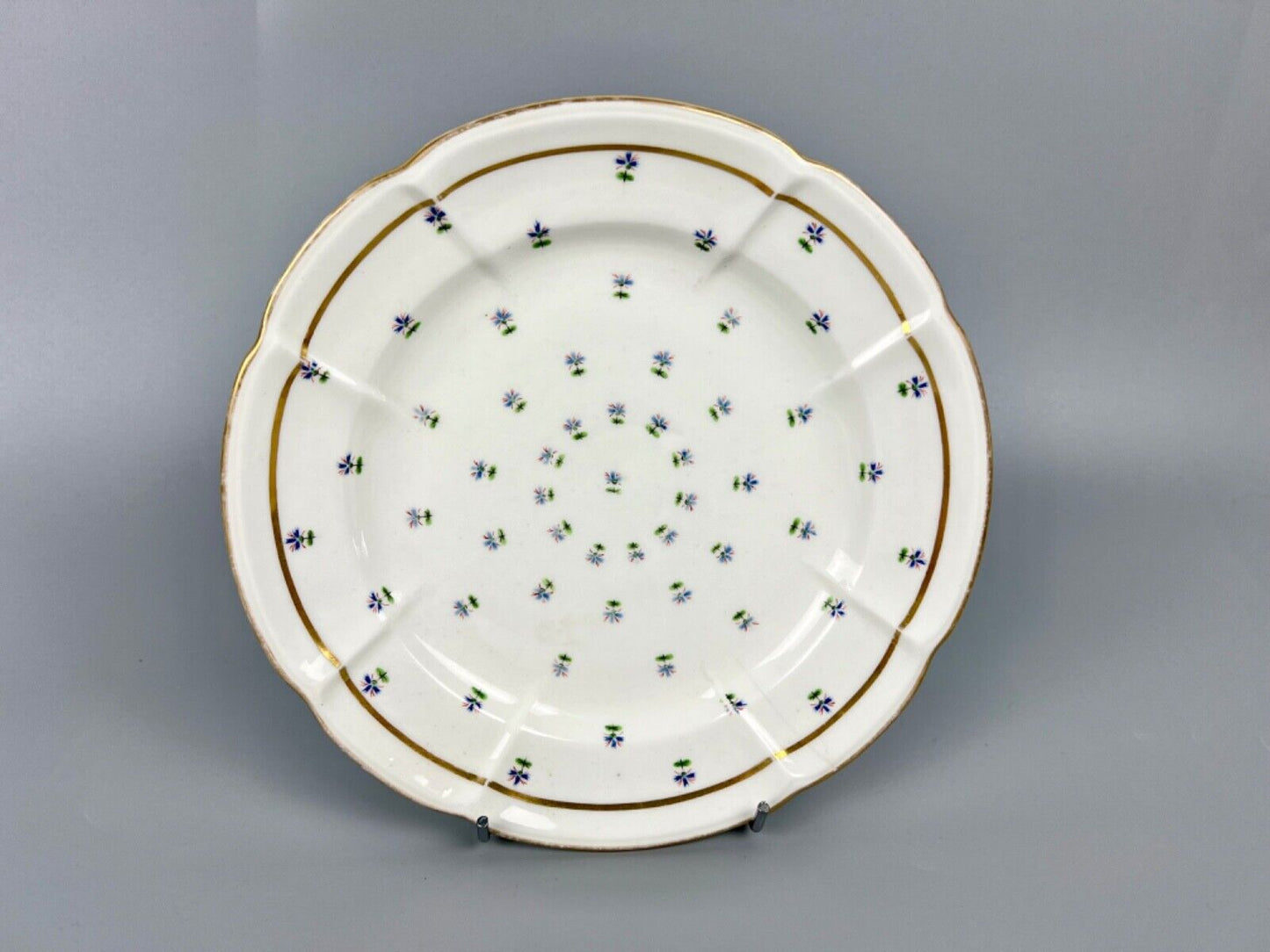 A Welsh (Swansea) cruciform shape porcelain dish with duck egg body. c.1815