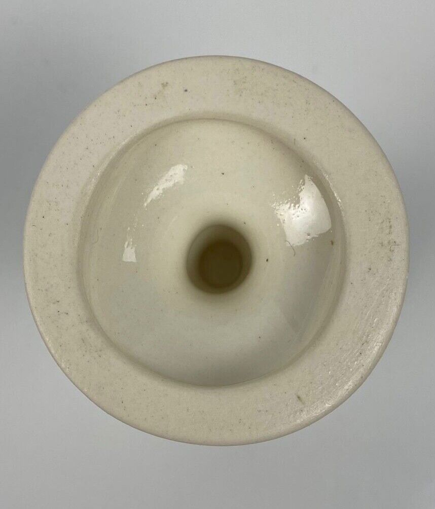 A scarce creamware reticulated egg cup. Probably Leeds Revival-Senior/Morton