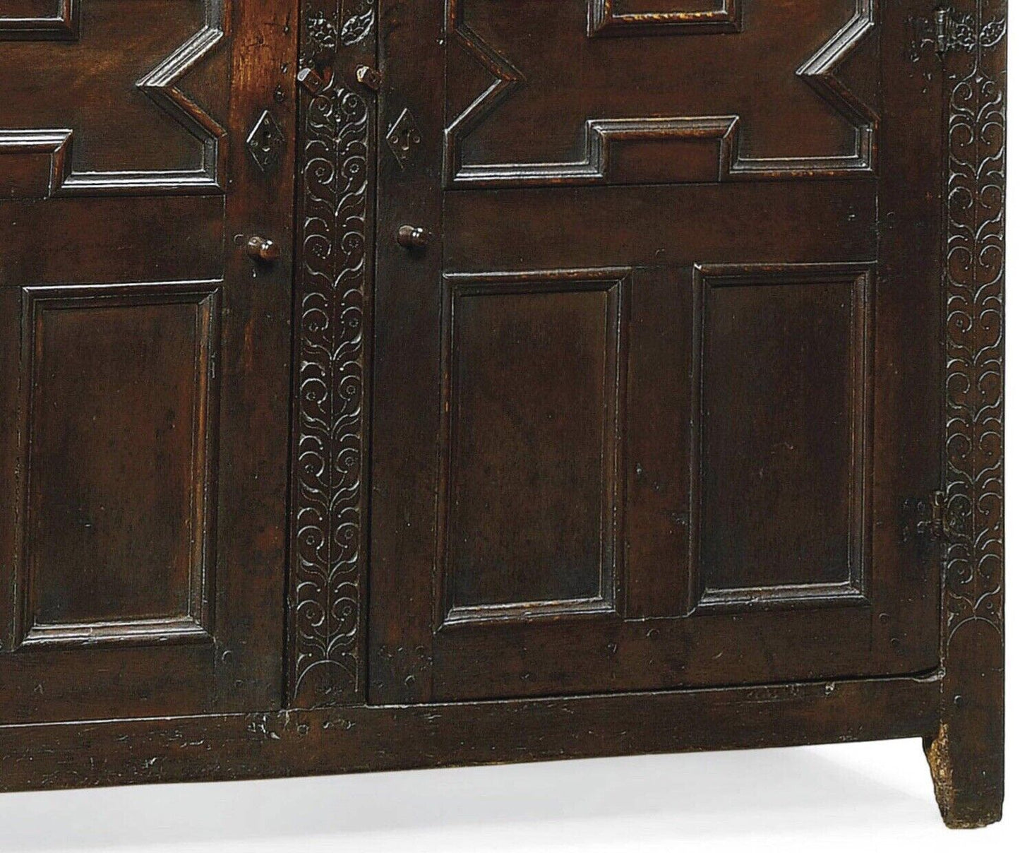 Superlative Antique 17thC Vernacular Oak Court Cupboard Dresser Sideboard