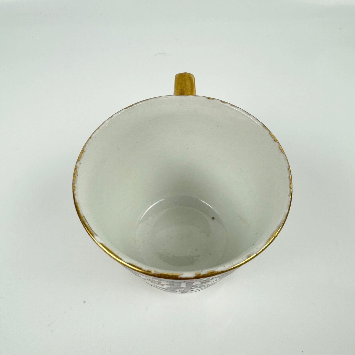 A rare Antique English Coalport Porcelain Custard Cup c.1800-1810