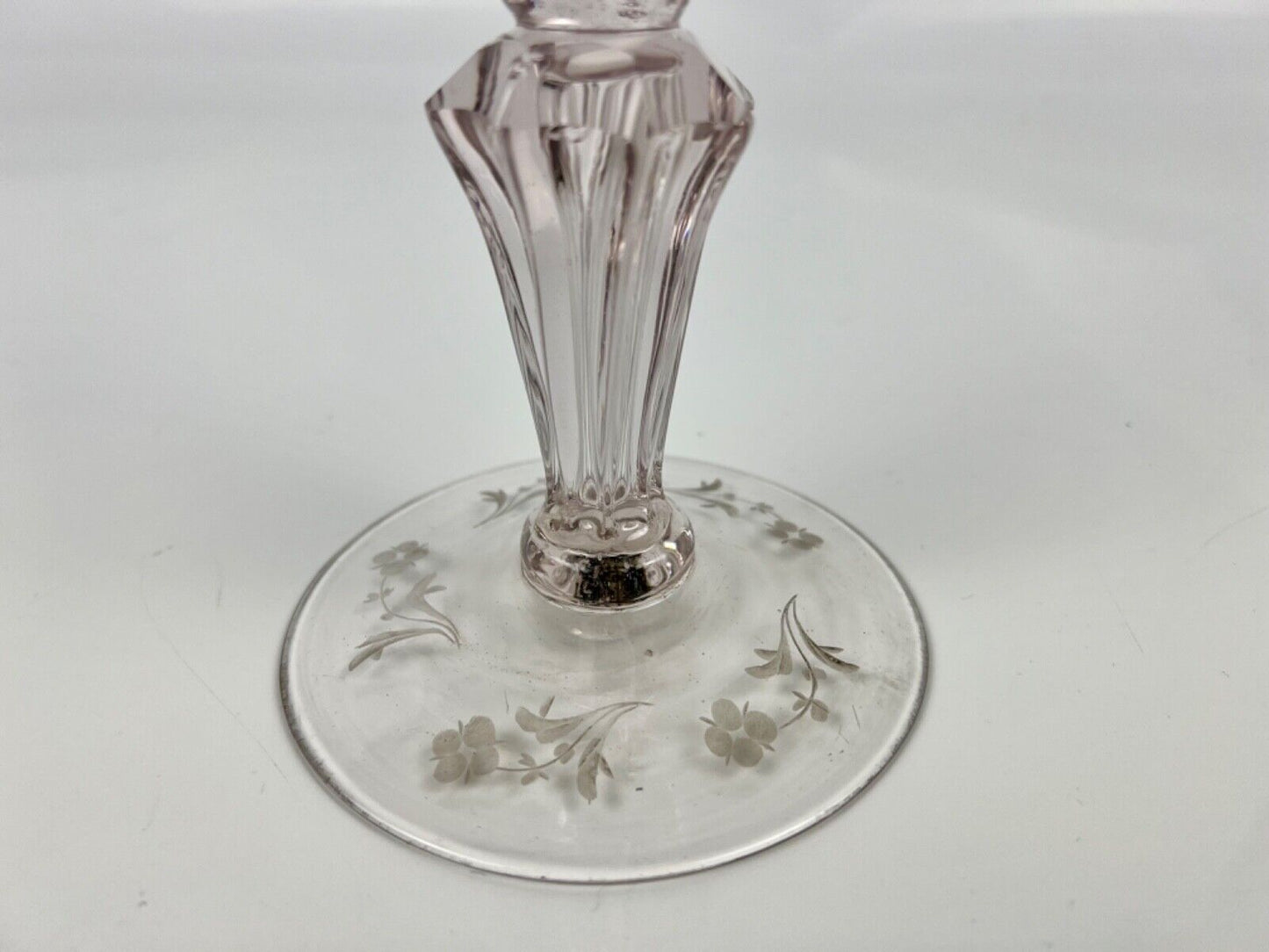 A tall and very finely engraved continental "Silesian" goblet c.1730