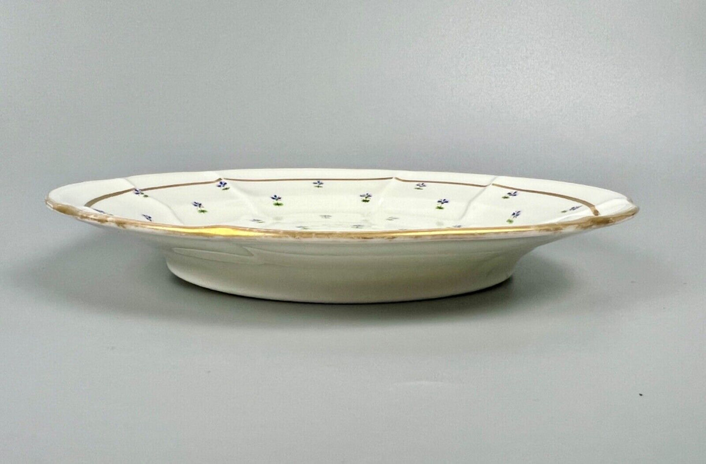 A Welsh (Swansea) cruciform shape porcelain dish with duck egg body. c.1815