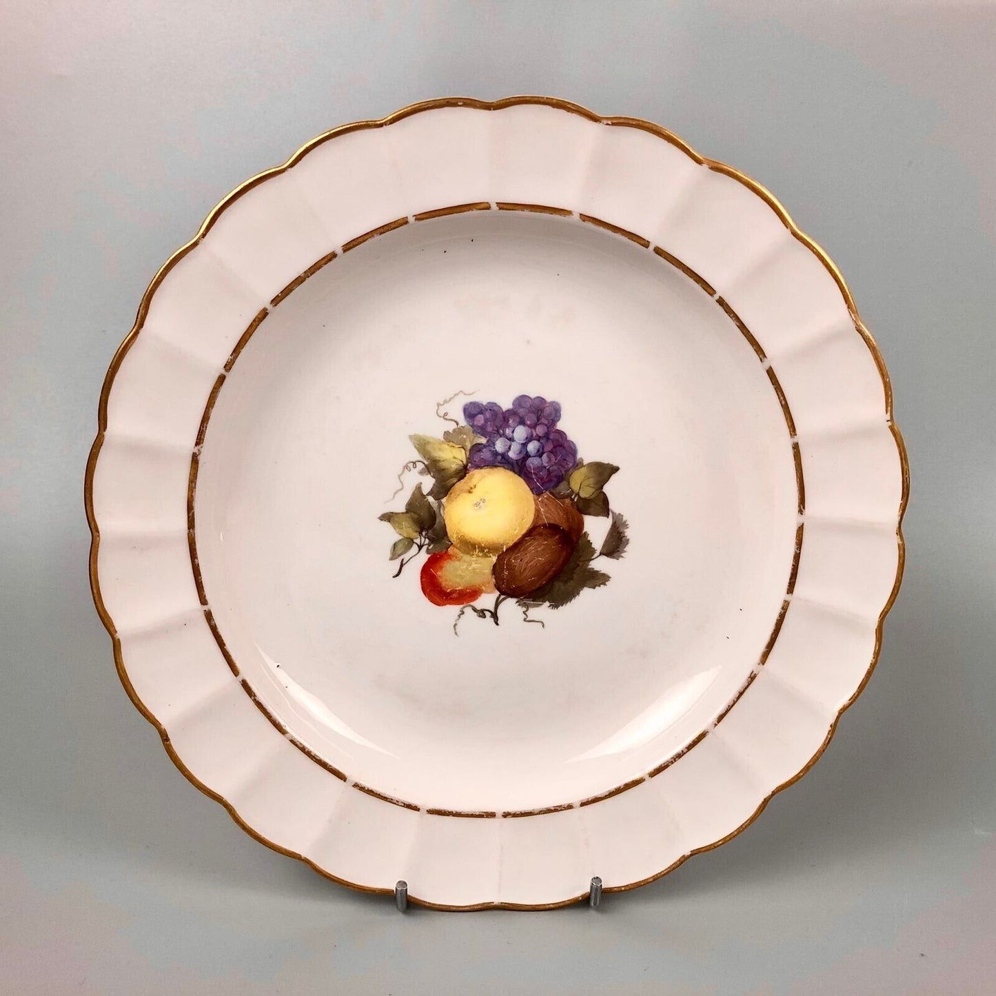 Derby plate from the Pepper Arden Service painted by William Billingsley c1790