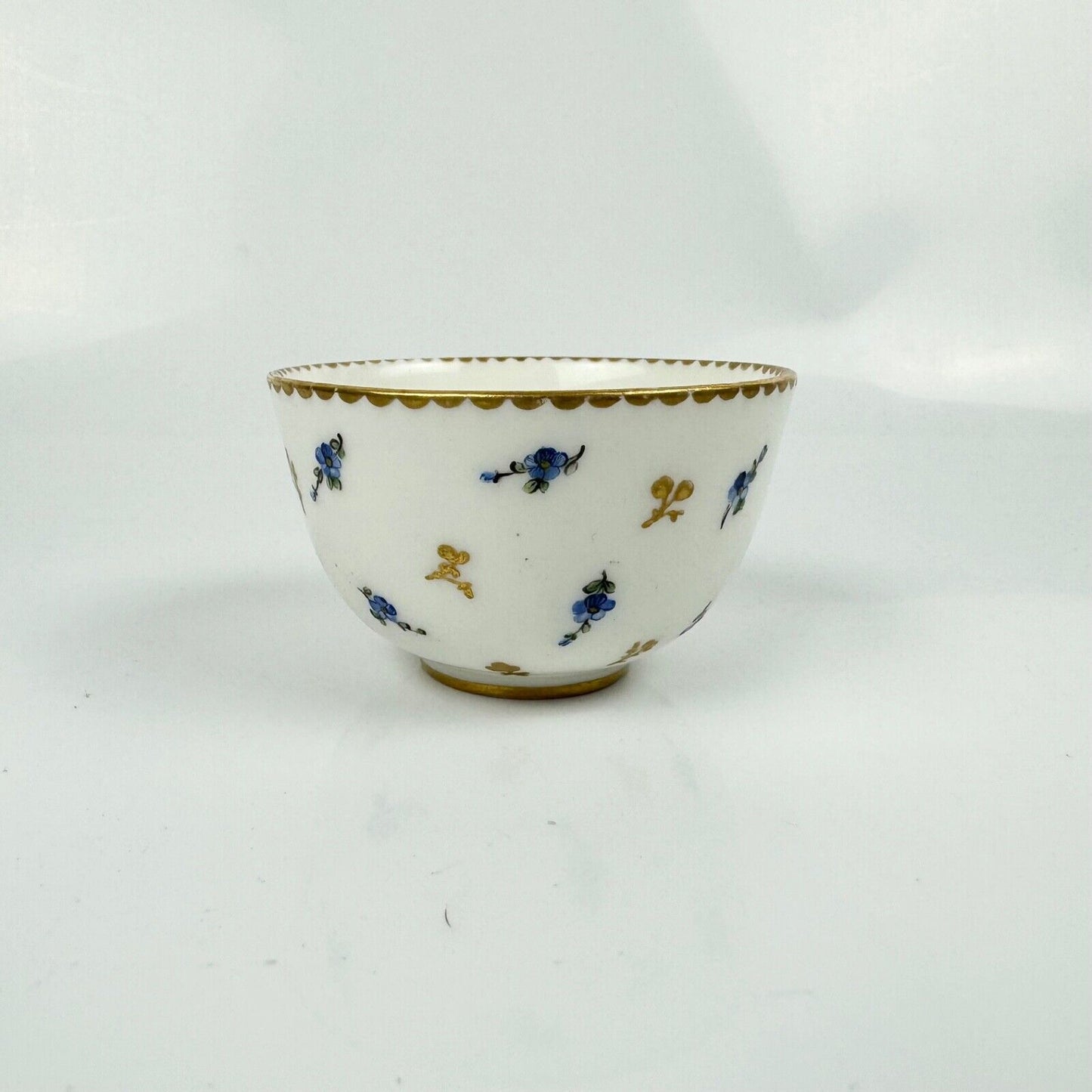 Sèvres Teabowl Painted With Flowers And Monogram 'CL'. 'ii' mark for 1786.