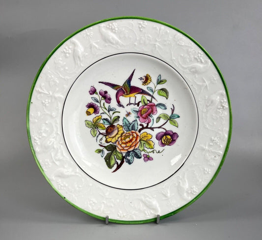 An early 19thc (c.1812-18) New Hall dessert plate in pattern number 1613