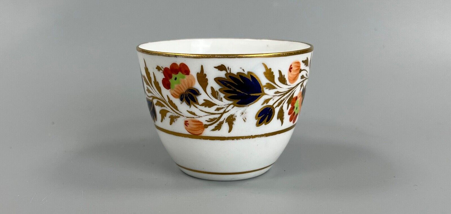An early 19thc New Hall teacup and saucer in pattern number 1263