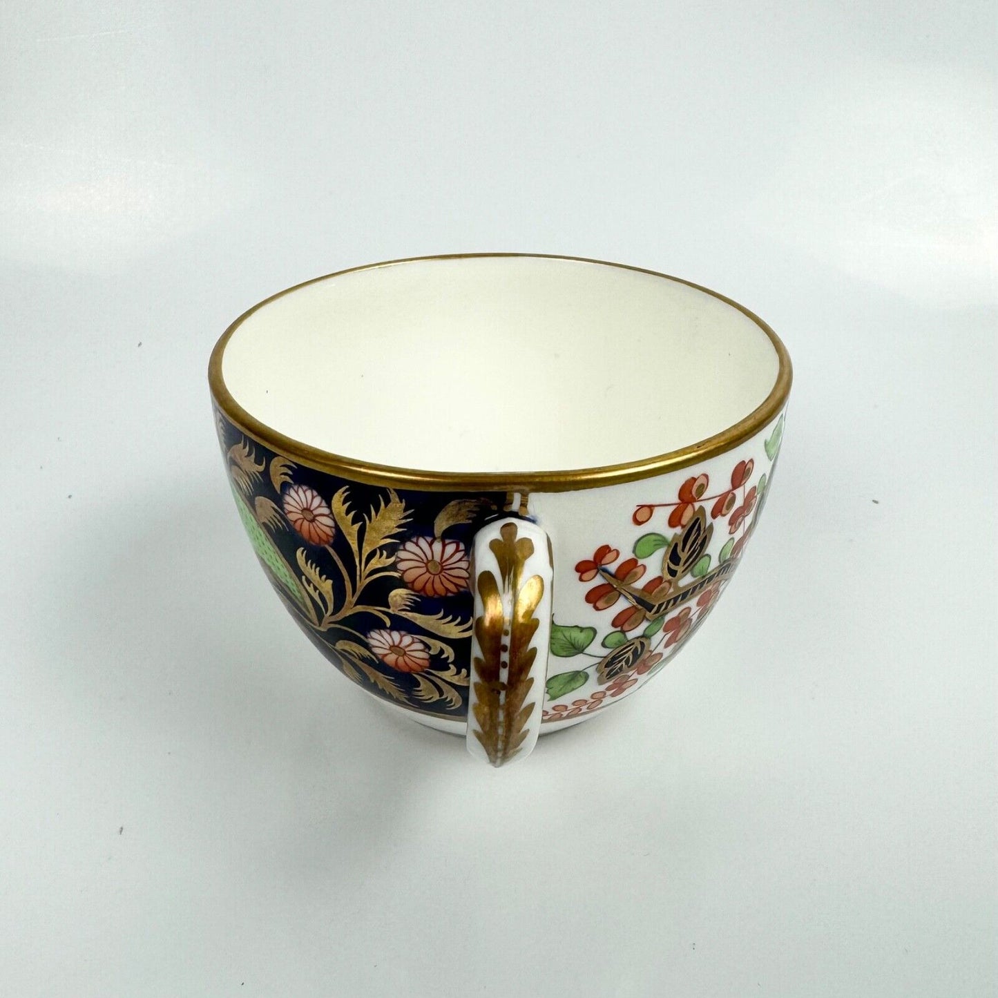 A Spode pattern 1839 teacup, painted in an imari pattern.