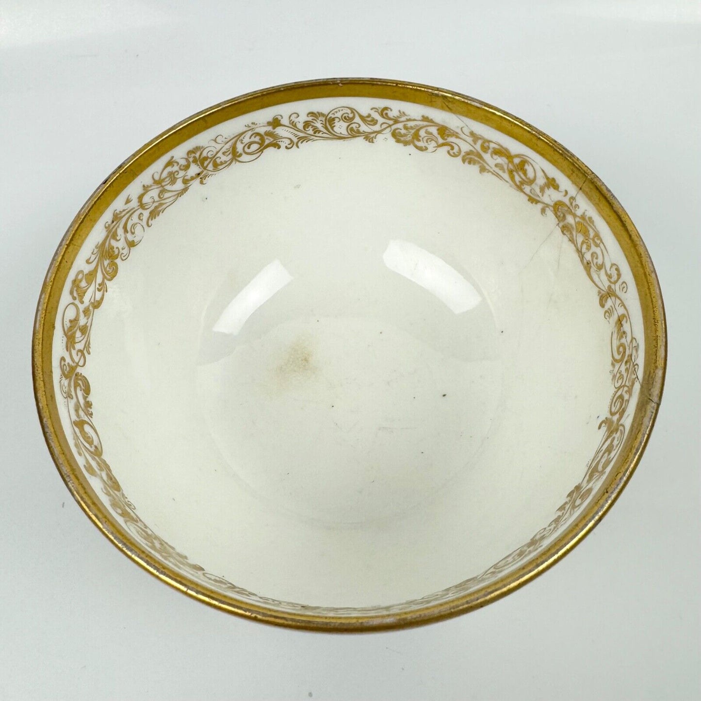 A Sèvres-style Derby bowl painted with exotic birds. Mock Sèvres mark. c.1835-40