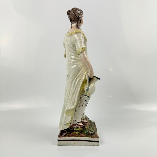 A fine figure of Hygiea, goddess of health. c1790. Attributed to Neale and Co.