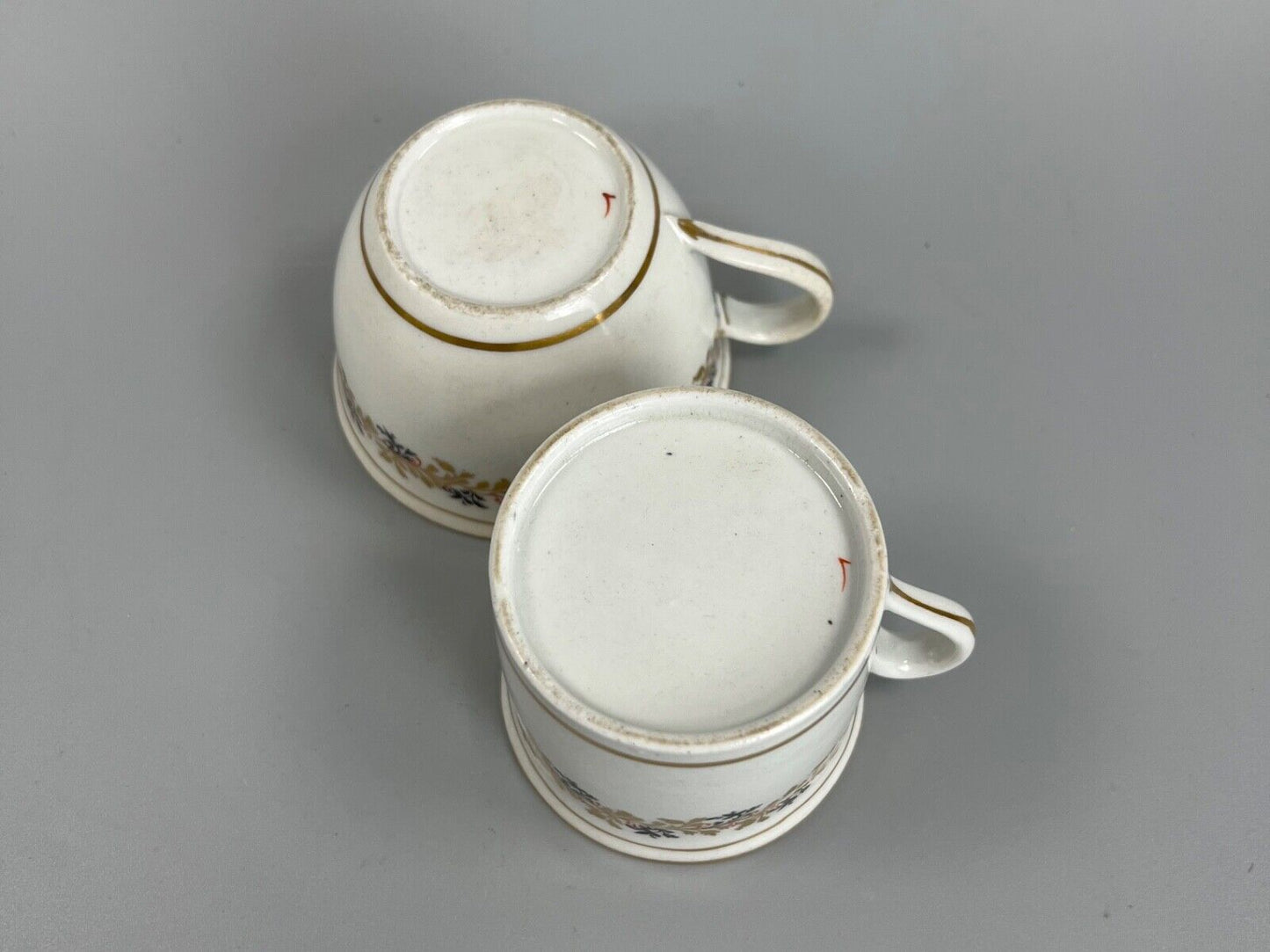 A c.1795-1807 bute shape New Hall trio in pattern number 441