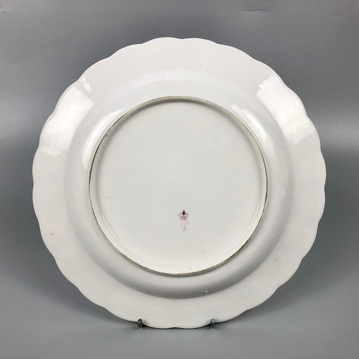 Derby plate from the Pepper Arden Service painted by William Billingsley c1790